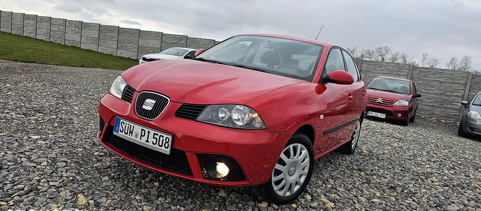 seat małopolskie Seat Ibiza cena 14900 przebieg: 187329, rok produkcji 2007 z Byczyna